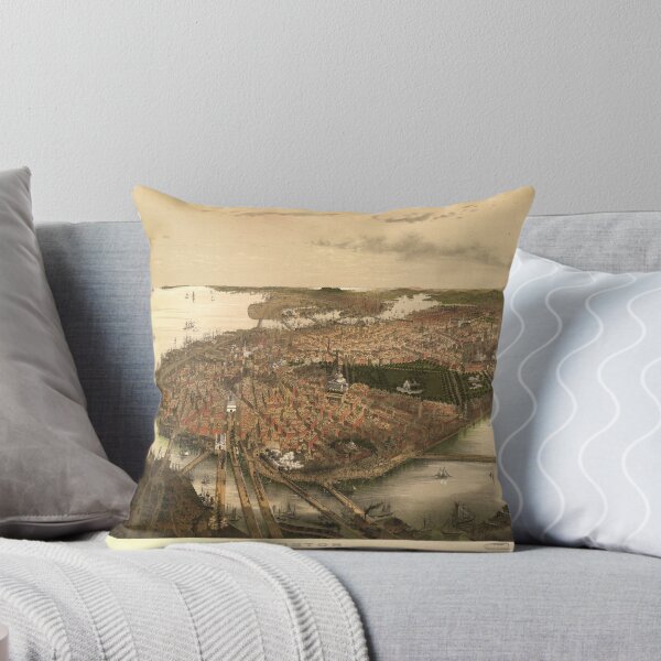 Item preview, Bird's Eye View of Boston, Massachusetts (1877) designed and sold by allhistory.