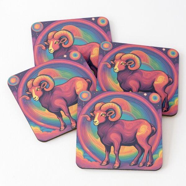 Item preview, Aries, Zodiac Colorful Art designed and sold by ZodiBlend.