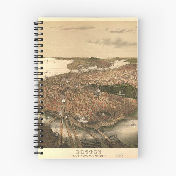 Item preview, Bird's Eye View of Boston, Massachusetts (1877) designed and sold by allhistory.