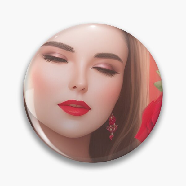Item preview, Woman's Day - AI Lady in love and roses designed and sold by lusiakotowska.
