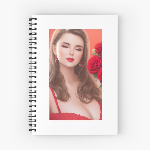 Item preview, Woman's Day - AI Lady in love and roses designed and sold by lusiakotowska.