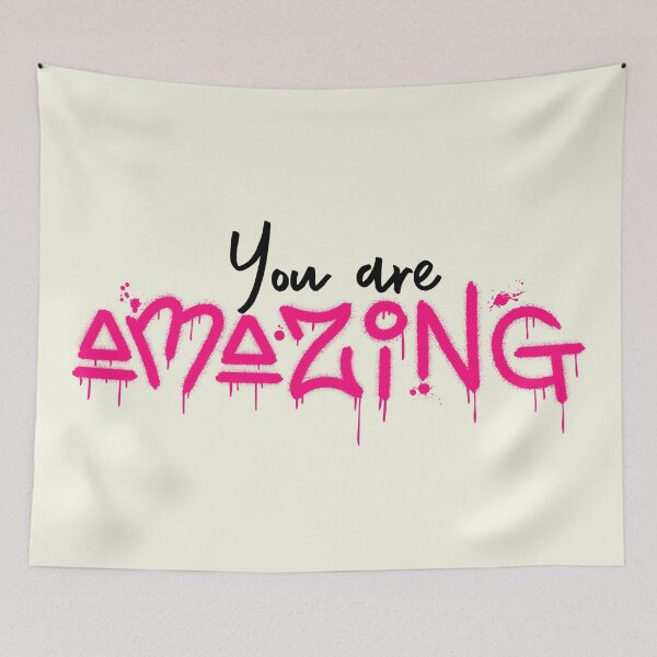 Item preview, You Are Amazing Graffiti designed and sold by RuyaFab.