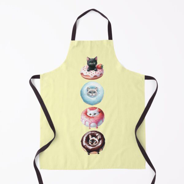 Item preview, Cute cats with yummy donuts designed and sold by digidecalden.