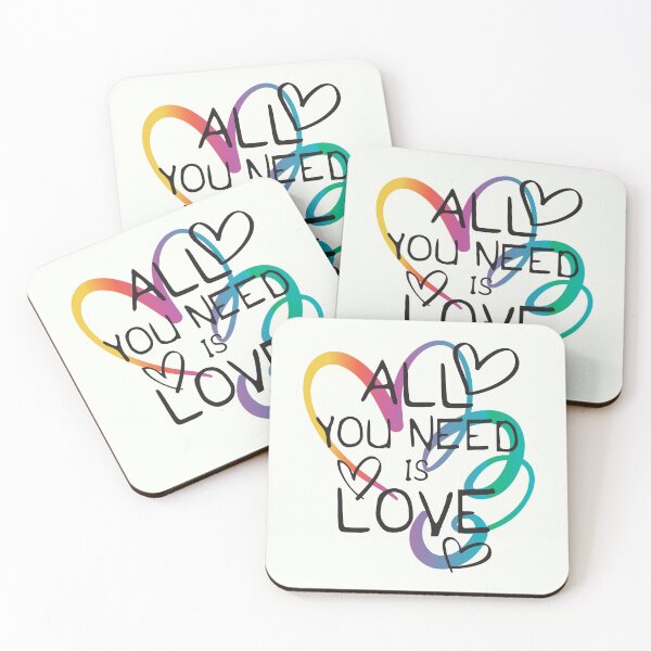 Item preview, All You Need is Love Hearts designed and sold by RuyaFab.