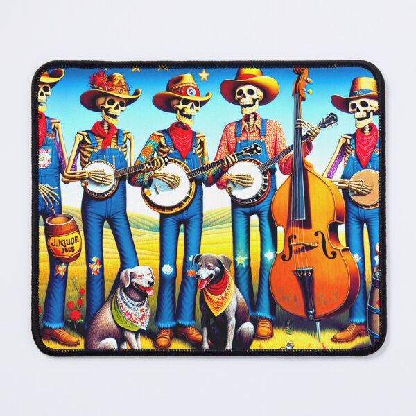 Item preview, Country Dead Skeleton Cover Band and Their Dogs designed and sold by HippieFarms11.