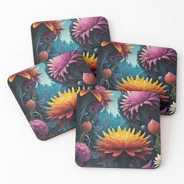 Item preview, Colorful flowers painting  designed and sold by Chantel Fourie.
