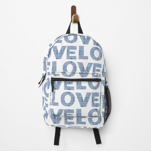 Item preview, Love motif in denim designed and sold by Flowersonstuff.