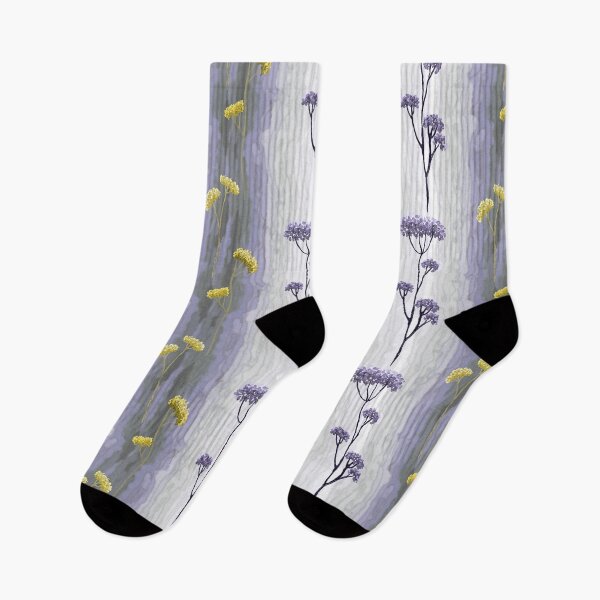 Item preview,  Lilac yellow summer floral print.. designed and sold by UVI-CA.