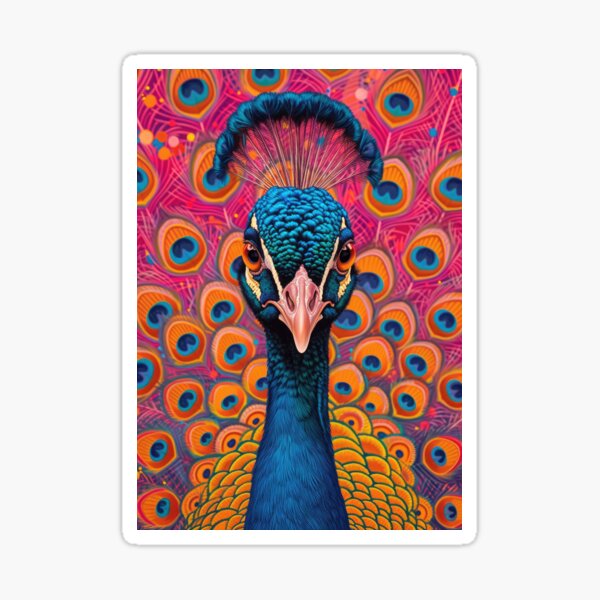 Item preview, peacock designed and sold by ArtHouseNiklas.