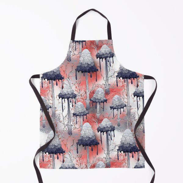 Item preview, Ink mushroom seamless pattern designed and sold by Blackmoon9.