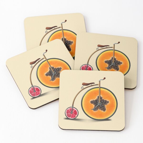 Item preview, Papaya and Pomegranate Bike | Penny Farthing | Bike Lovers designed and sold by monkeybusiness.pt.