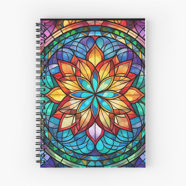 Item preview, Stained glass mandala (1) designed and sold by ArtbyJanineTate.