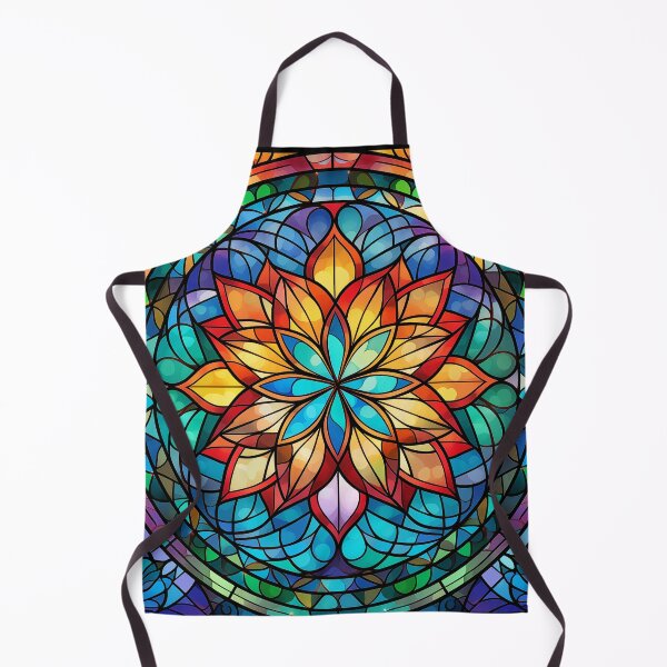 Item preview, Stained glass mandala (1) designed and sold by ArtbyJanineTate.