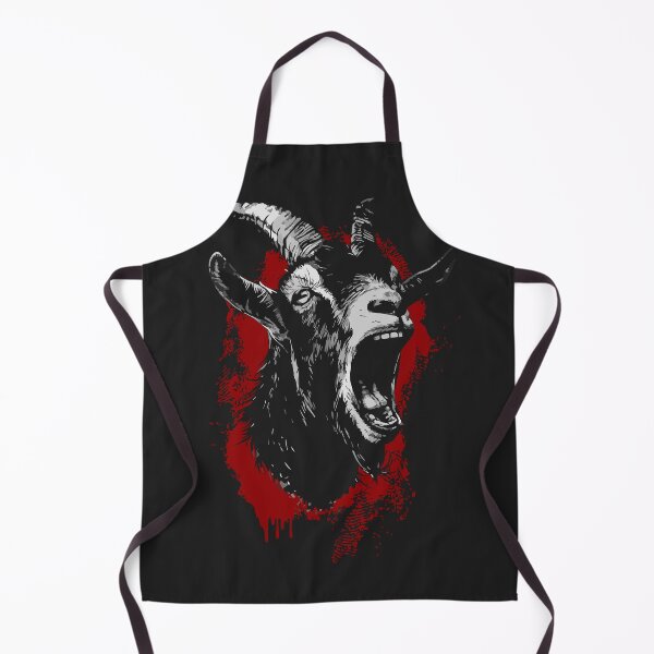 Item preview, Screaming Goat Fury - Abstract Animal Design designed and sold by Sir Meow Meow.