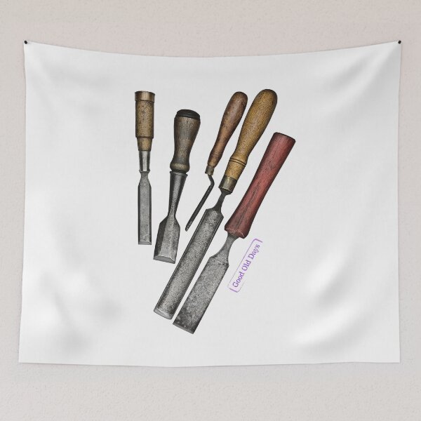 Item preview, chisels. good old days. designed and sold by Val Goretsky.
