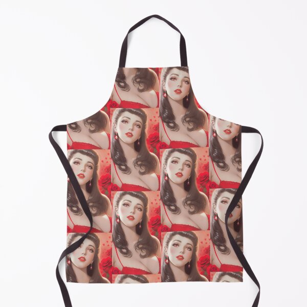 Item preview, Woman's Day - AI Lady in love and roses designed and sold by lusiakotowska.
