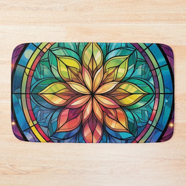 Item preview, Stained glass mandala (2) designed and sold by ArtbyJanineTate.