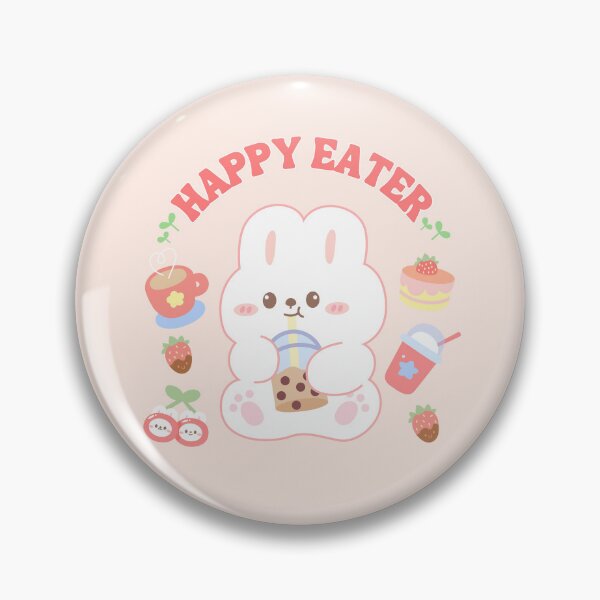 Item preview, Happy Eater cute rabbit funny Easter puns. Happy Easter Day. designed and sold by WhaleSharkShop.