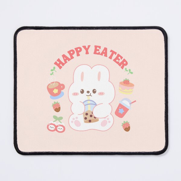 Item preview, Happy Eater cute rabbit funny Easter puns. Happy Easter Day. designed and sold by WhaleSharkShop.