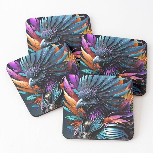 Item preview, Colorful feathers painting  designed and sold by Chantel Fourie.