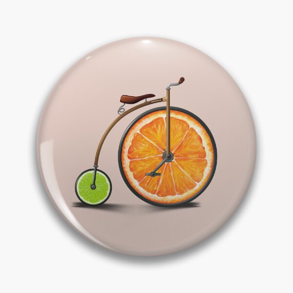 Item preview, Orange and Lime Bike | Penny Farthing | Bike Lovers designed and sold by monkeybusiness.pt.