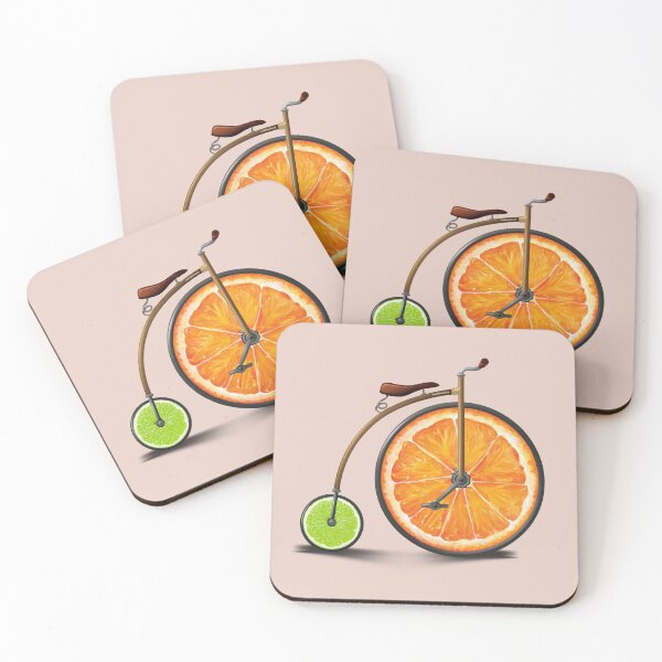 Item preview, Orange and Lime Bike | Penny Farthing | Bike Lovers designed and sold by monkeybusiness.pt.