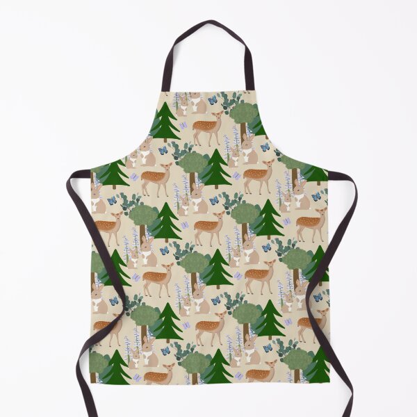 Item preview, Forest Biome Woodland Animals in Cream designed and sold by Lindsay Marie Patterns.
