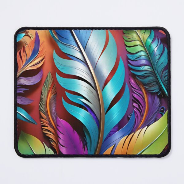 Item preview, Colorful feathers painting designed and sold by Chantel Fourie.