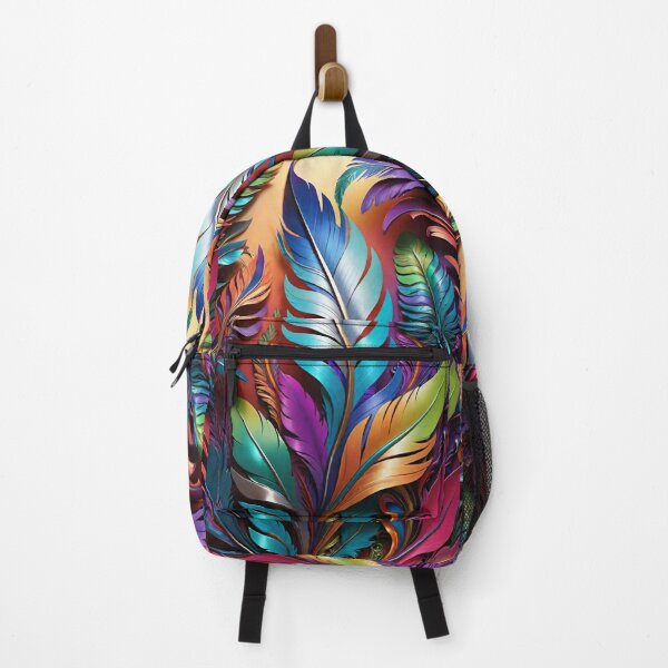 Item preview, Colorful feathers painting designed and sold by Chantel Fourie.
