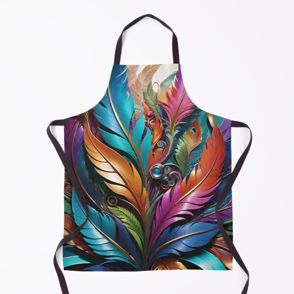 Item preview, Colorful feathers painting designed and sold by Chantel Fourie.