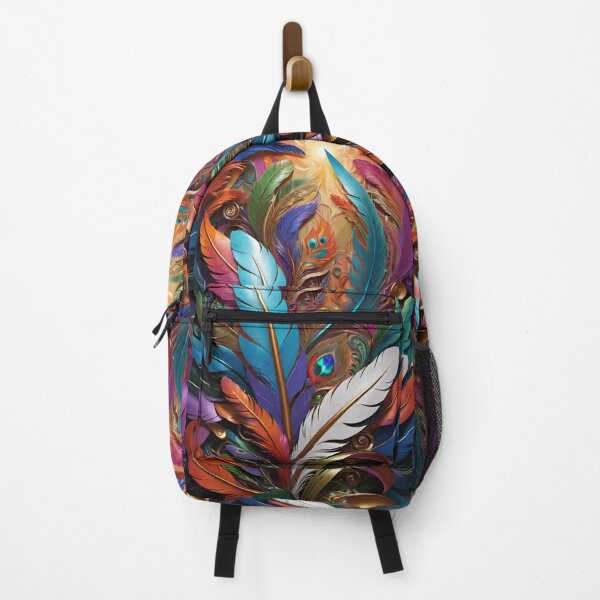 Item preview, Colorful feathers painting designed and sold by Chantel Fourie.