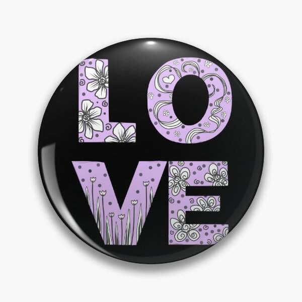 Item preview, Floral Love motif  designed and sold by Flowersonstuff.
