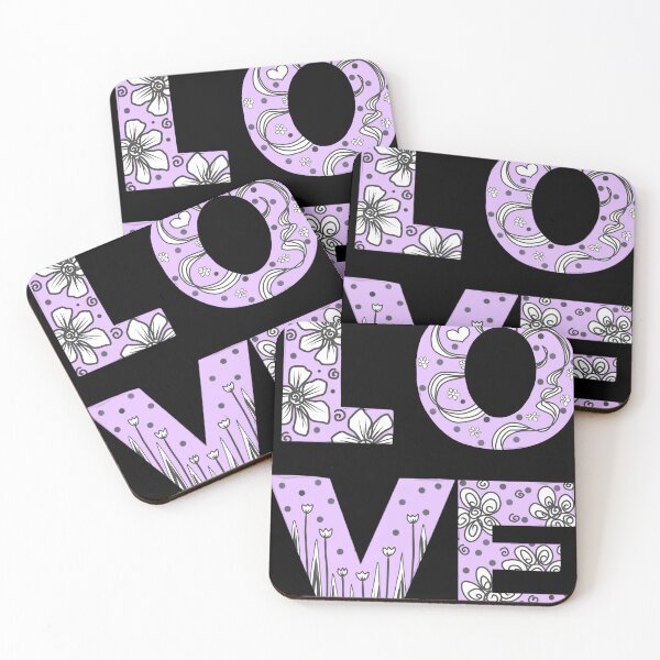 Item preview, Floral Love motif  designed and sold by Flowersonstuff.