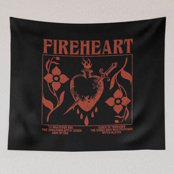 Item preview, Fireheart To Whatever End designed and sold by FaustinoYouno.