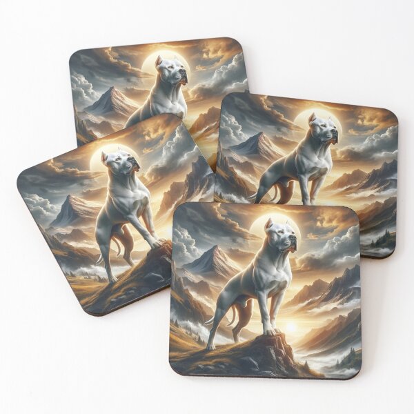 Item preview, Majestic Sentinel: The Dogo Argentino and its Brave Spirit designed and sold by ArtemioVisions.