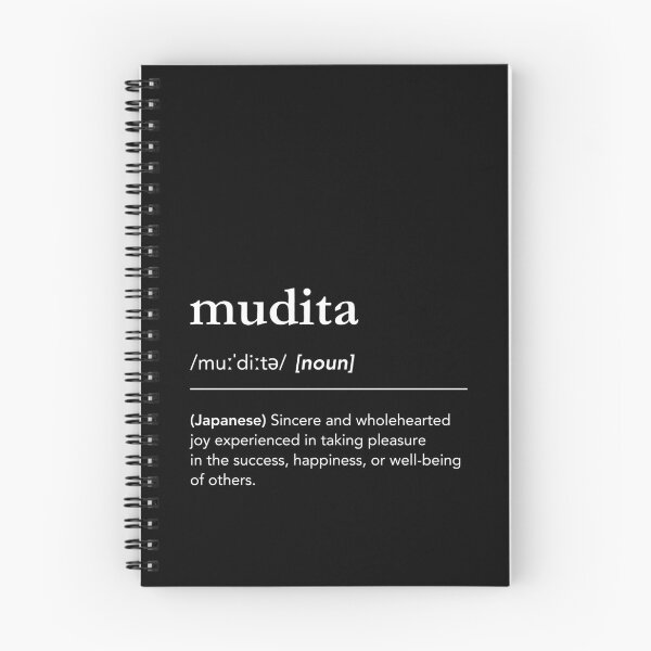 Item preview, Mudita definition, meaning of Mudita in buddhism, beautiful japanese words, foreign words with beautiful meaning, sanskrit designed and sold by lagunaklein.