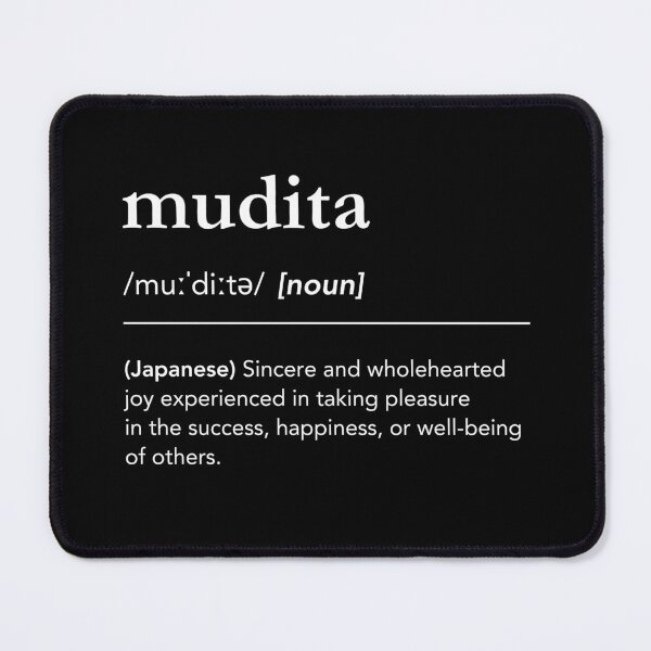 Item preview, Mudita definition, meaning of Mudita in buddhism, beautiful japanese words, foreign words with beautiful meaning, sanskrit designed and sold by lagunaklein.