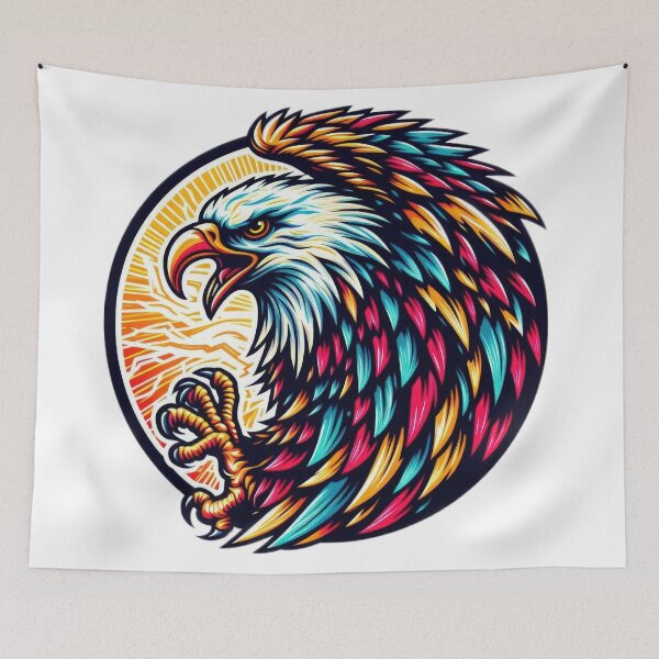 Item preview, Funny animal eagle emblem designed and sold by Expressions-Sel.