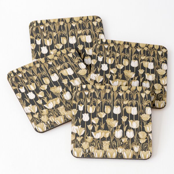 Item preview, Tulips nouveau  designed and sold by Joanne Walsh.