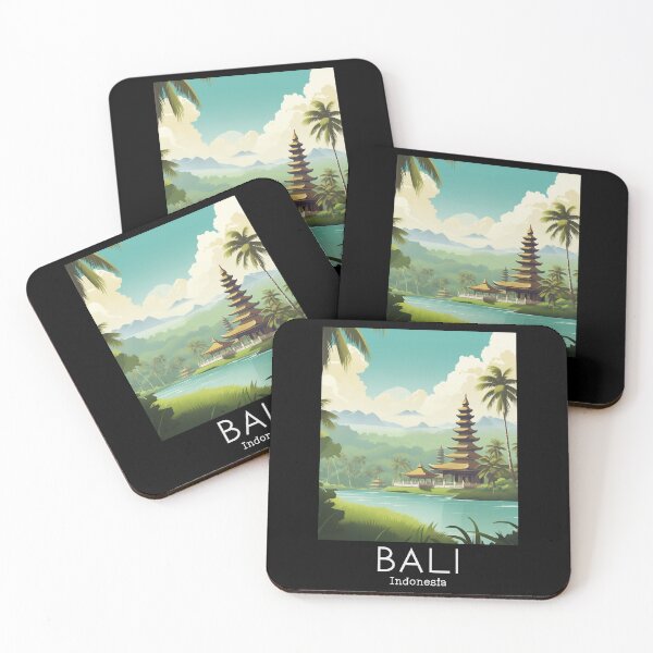 Item preview, A Vintage Travel Illustration of Bali - Indonesia designed and sold by GoodOldVintage.