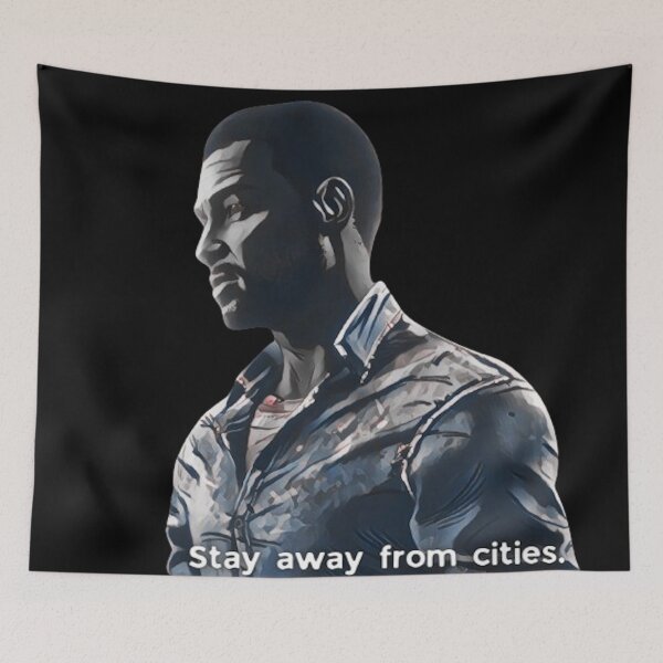 Item preview, STAY AWAY FROM CITIES | LEE TWDG (Dark Dialogue Variant 1) designed and sold by VoltageStone.