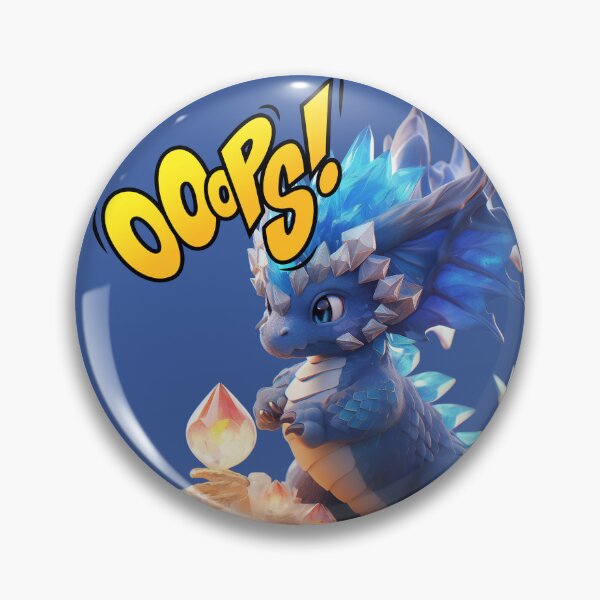 Item preview, Toy Blue Dragon with Ooops (transparent background) designed and sold by Mecha Brave Studio.