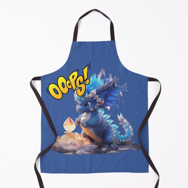 Item preview, Toy Blue Dragon with Ooops (transparent background) designed and sold by Mecha Brave Studio.