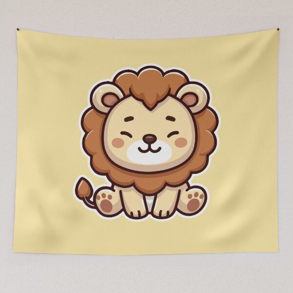 Item preview, Kawaii Cute Lion 1 | Pets and Animals for Men and Women t-shirt designed and sold by panchiTWO.