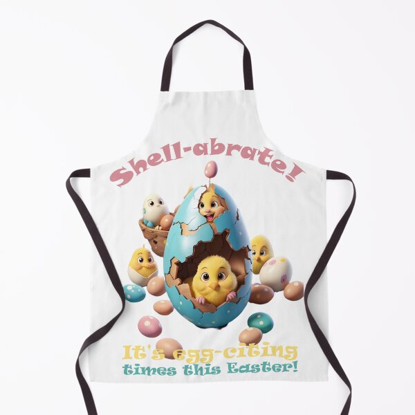 Item preview, Egg-citing Easter Surprise: Playful Chick Hatching Illustration designed and sold by LaLi-Designs.