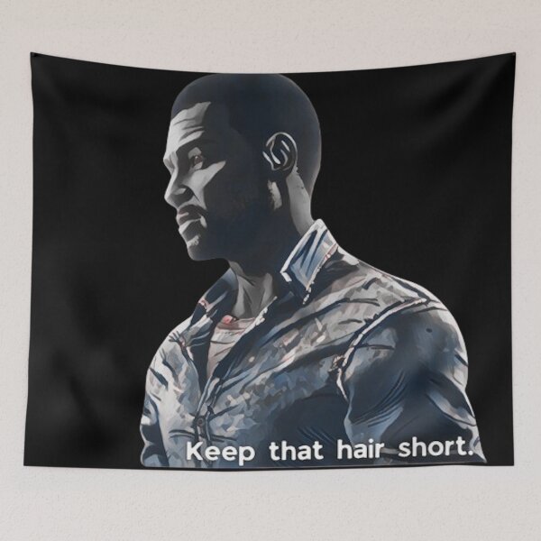 Item preview, KEEP THAT HAIR SHORT | LEE TWDG (Dark Dialogue Variant 2) designed and sold by VoltageStone.