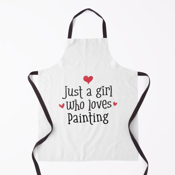Item preview, Just A Girl Love Painting Art Canvas Drawing Creativity designed and sold by w1ckerman.