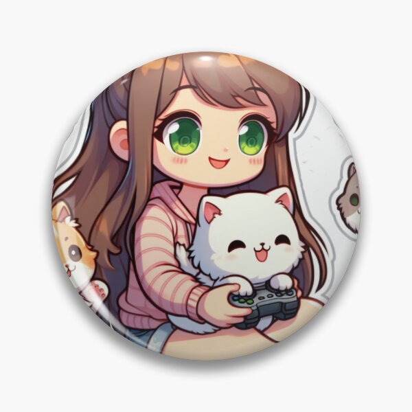 Item preview, Purr Playtime - cozy girl sticker designed and sold by naivnoia.