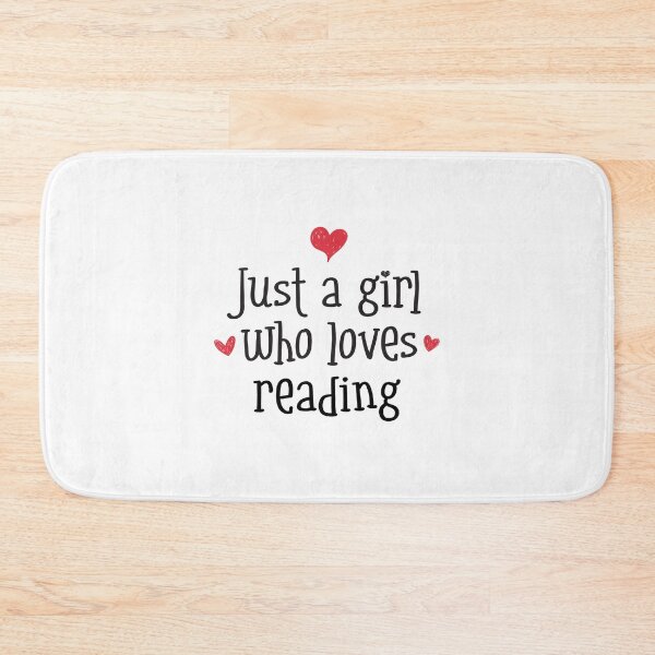 Item preview, Just A Girl Love Reading Books Library Fiction Nonfiction literature designed and sold by w1ckerman.
