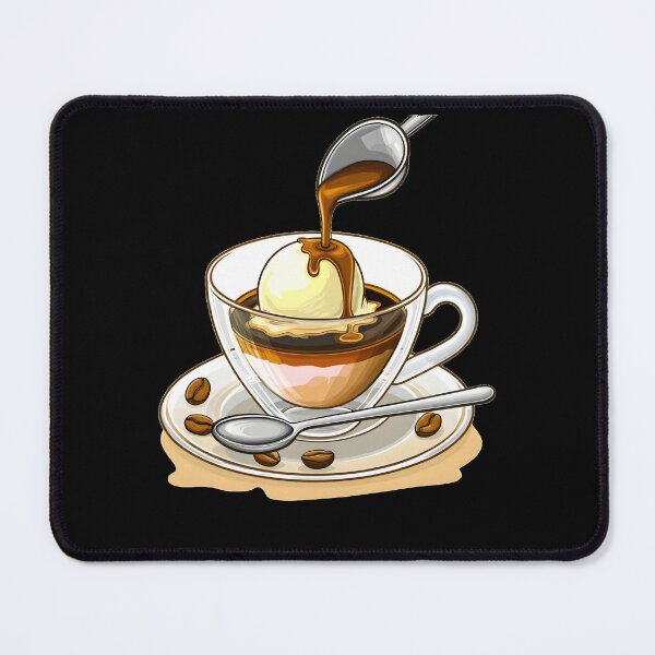 Item preview, Delicious Affogato Coffee Art - Espresso Meets Ice Cream Cute And Funny Gifts designed and sold by BadhbhArt.